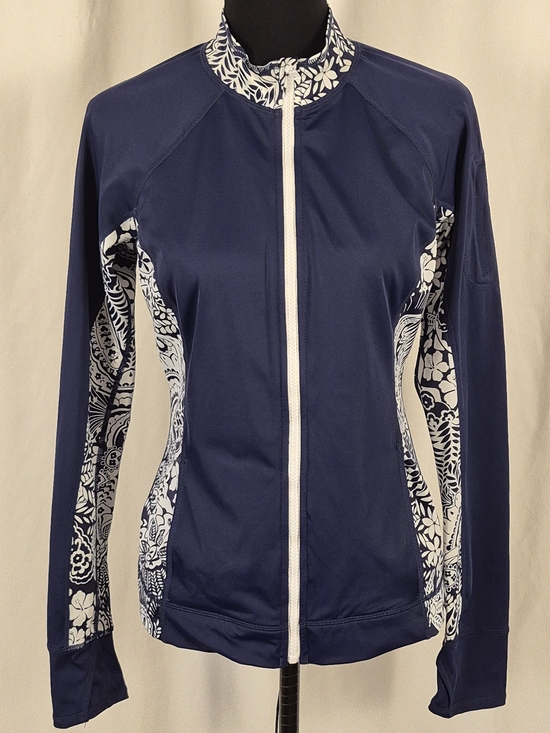 Tommy Bahama Other - Tommy Bahama Island Cays Patchwork Full-Zip Long-Sleeve Rash Guard Jacket - Sz M